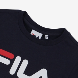 Fila Uno Linear Round - Poikien T Paita - Laivastonsininen | FI-36128